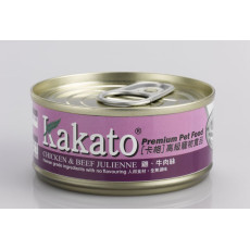 Kakato Chicken & Beef Julienne 雞、牛肉絲 170gX 48罐